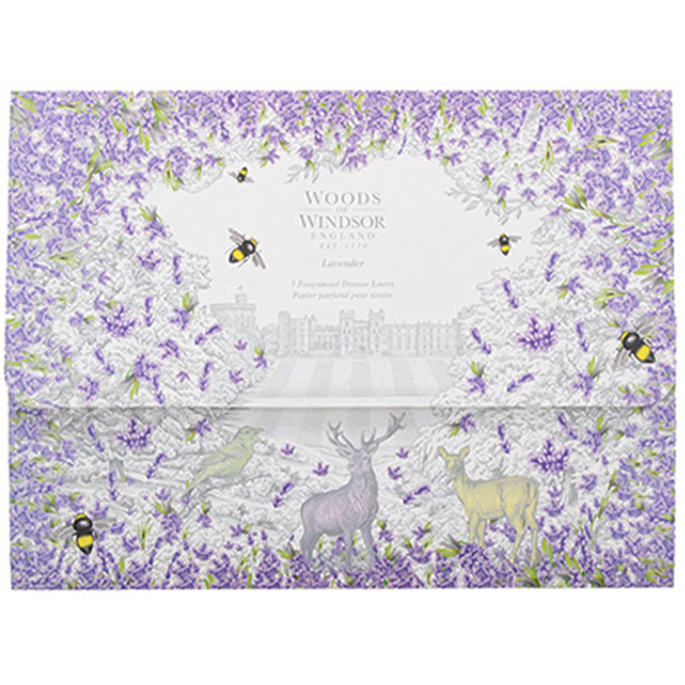Woods Of Windsor Lavender Drawer Liner 5 Pack