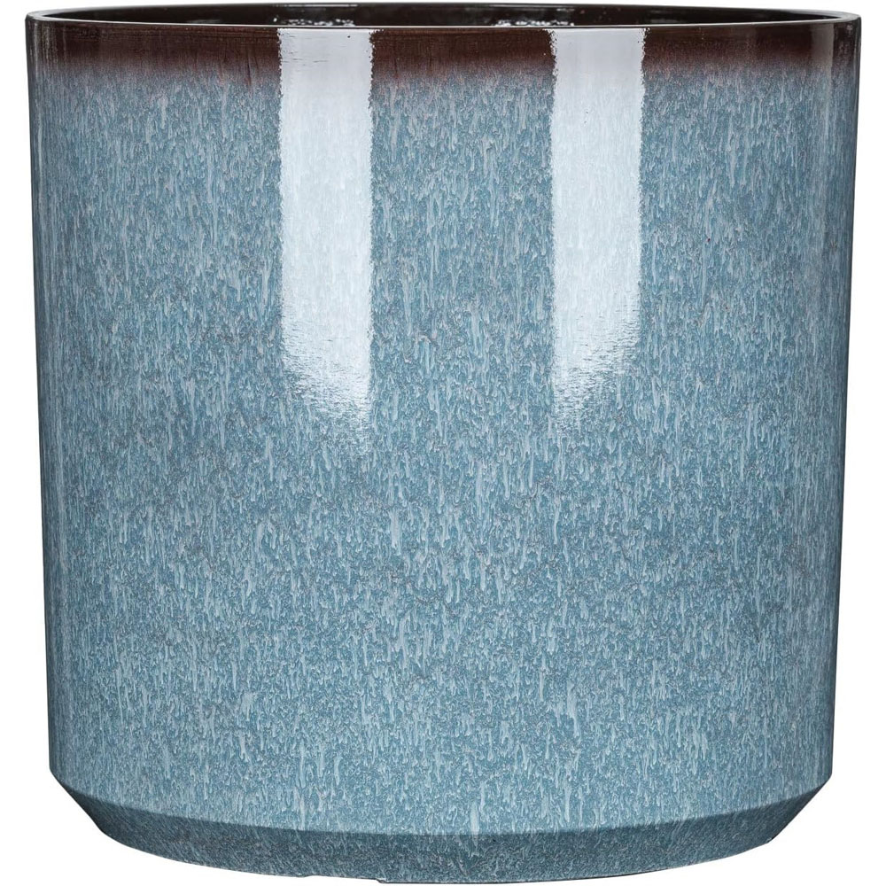 Garden Gear Glazed Large Cylinder Planter