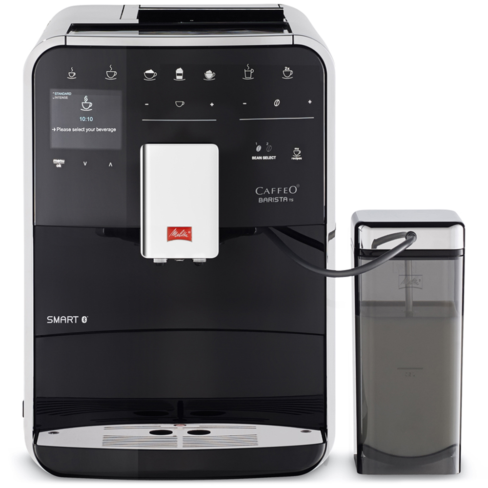 Melitta Barista TS Smart F850-102 Fully Automatic Coffee Machine - Black - 21 Coffee Specialities - Smartphone Control