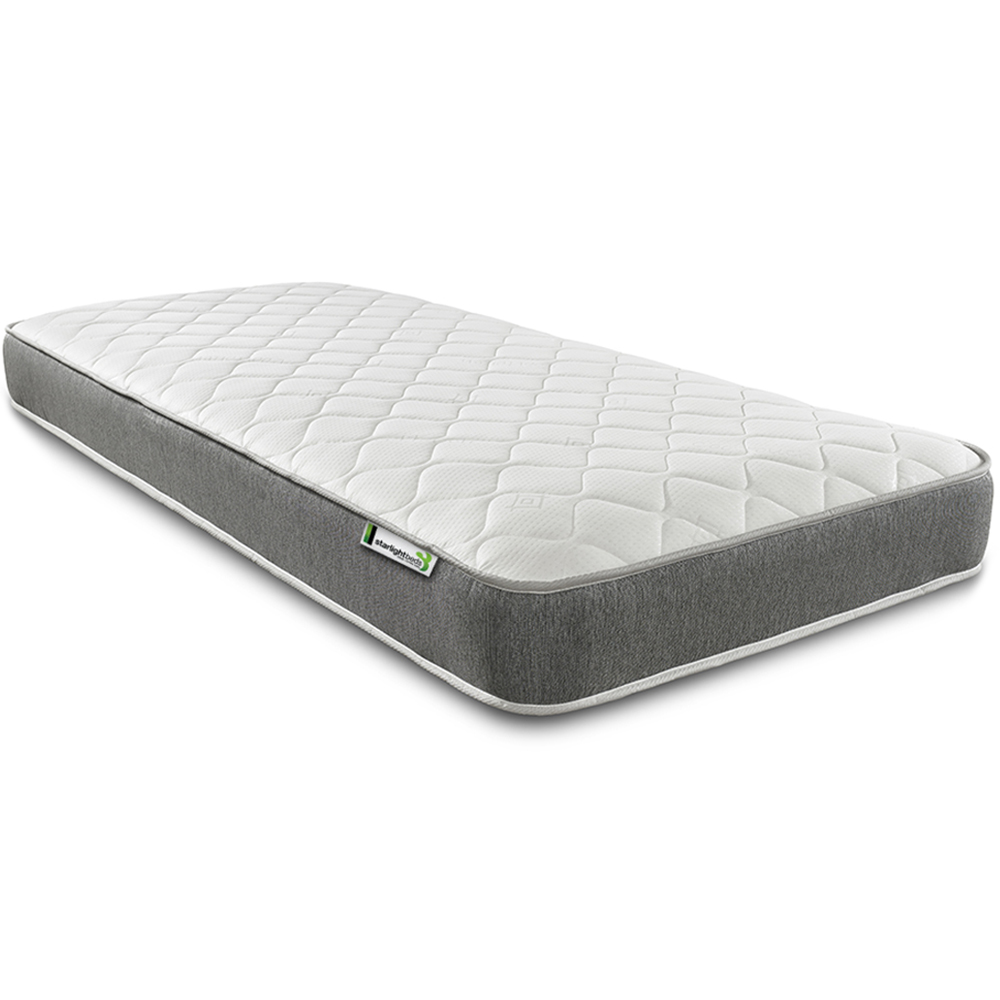 Starlight Beds Wellington Shorty Grey Open Coil Memory Foam Spring Mattress