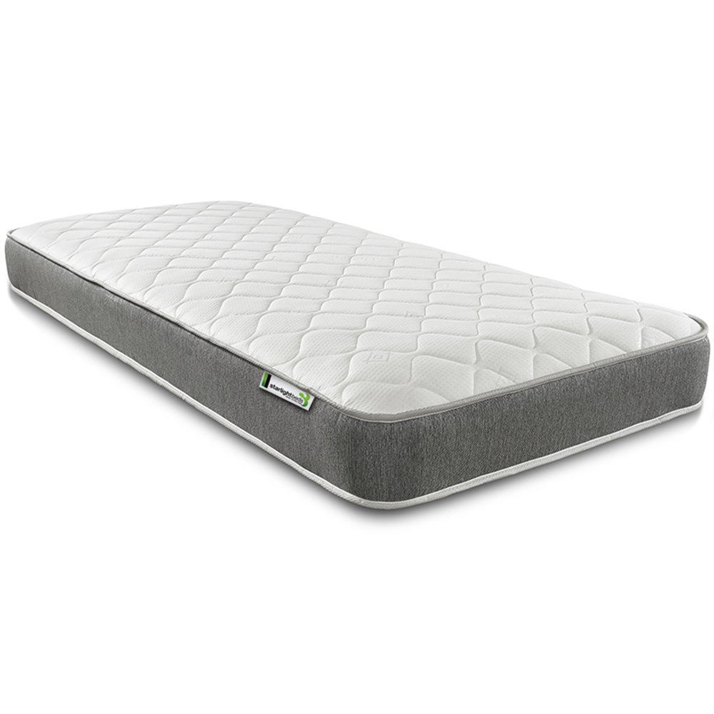 Starlight Beds Wellington Single Grey Open Coil Memory Foam Spring Mattress