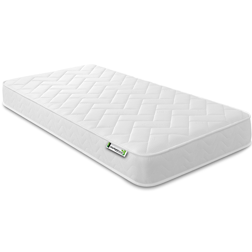 Starlight Beds Deluxe Shorty White Memory Foam with Spring Mattress