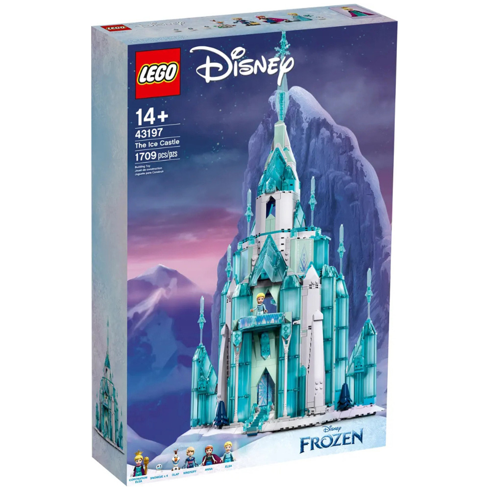 LEGO 43197 Disney Frozen The Ice Castle Building Toy Set