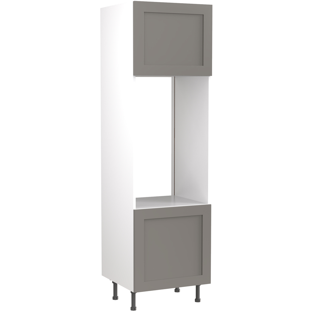 Kitchen Kit Tall Kitchen Cabinet - Shaker Style - Dust Grey - 30cm