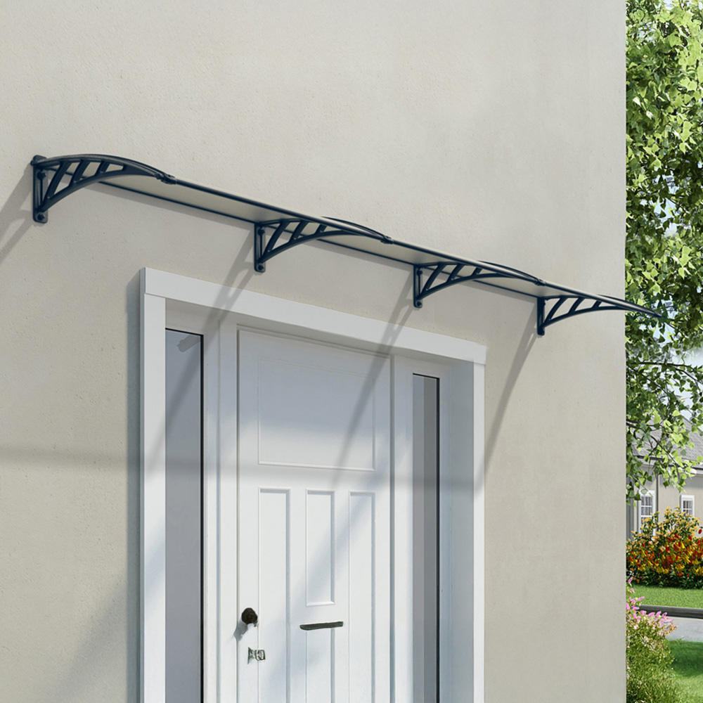 Palram Canopia Neo 3540 Grey Twinwall Door Canopy - 3.5 x 0.75m - Polycarbonate