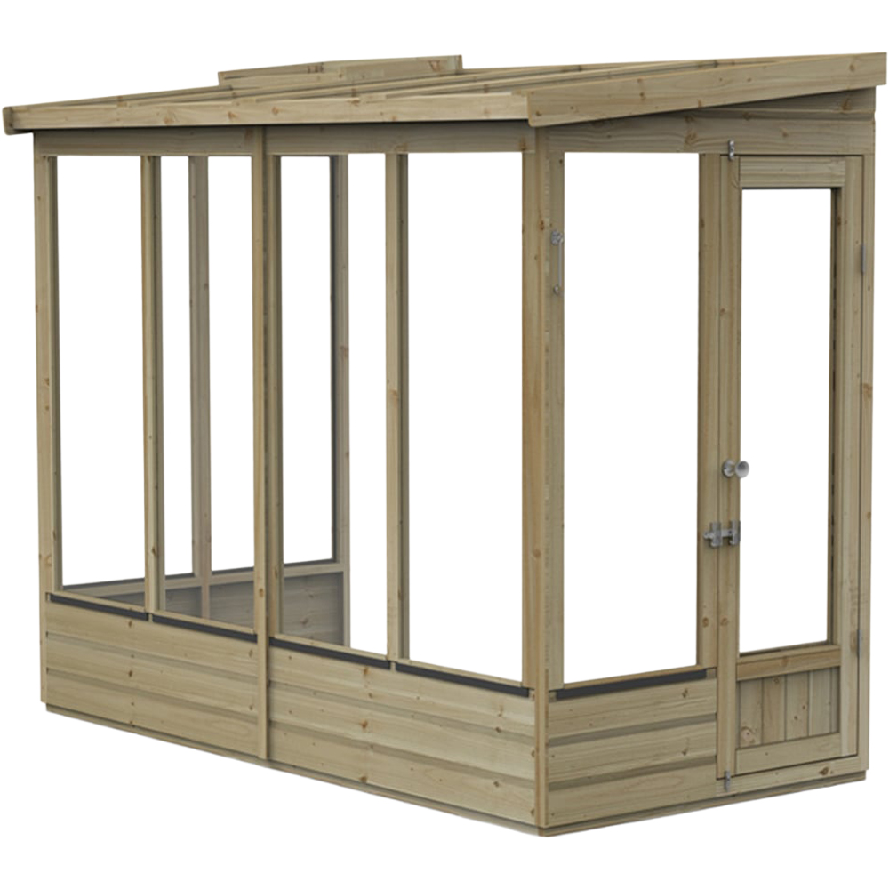 Forest Garden Wallscape Lean-to 8 x 4ft Greenhouse
