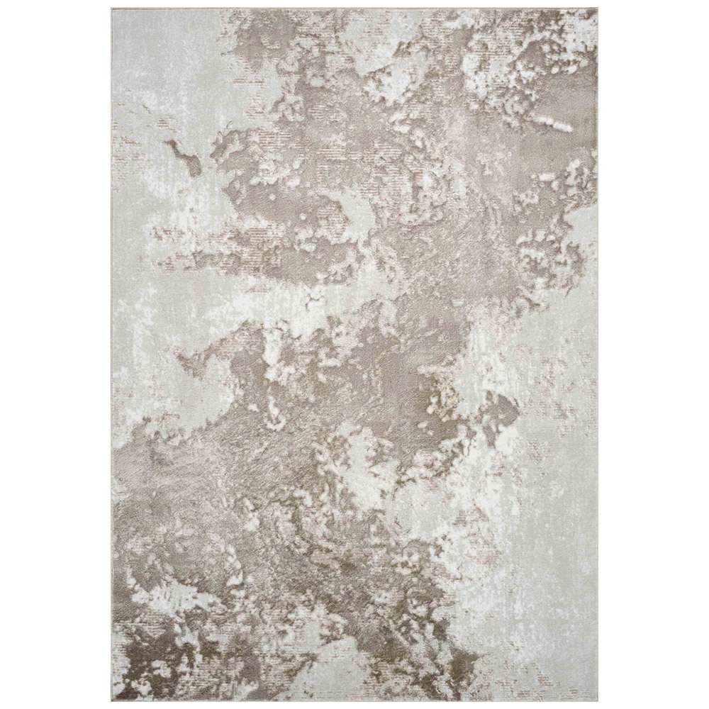 Desire Rugs Serenity Stone Abstract Rug 160 x 230cm - Metallic Sheen - Soft Pile