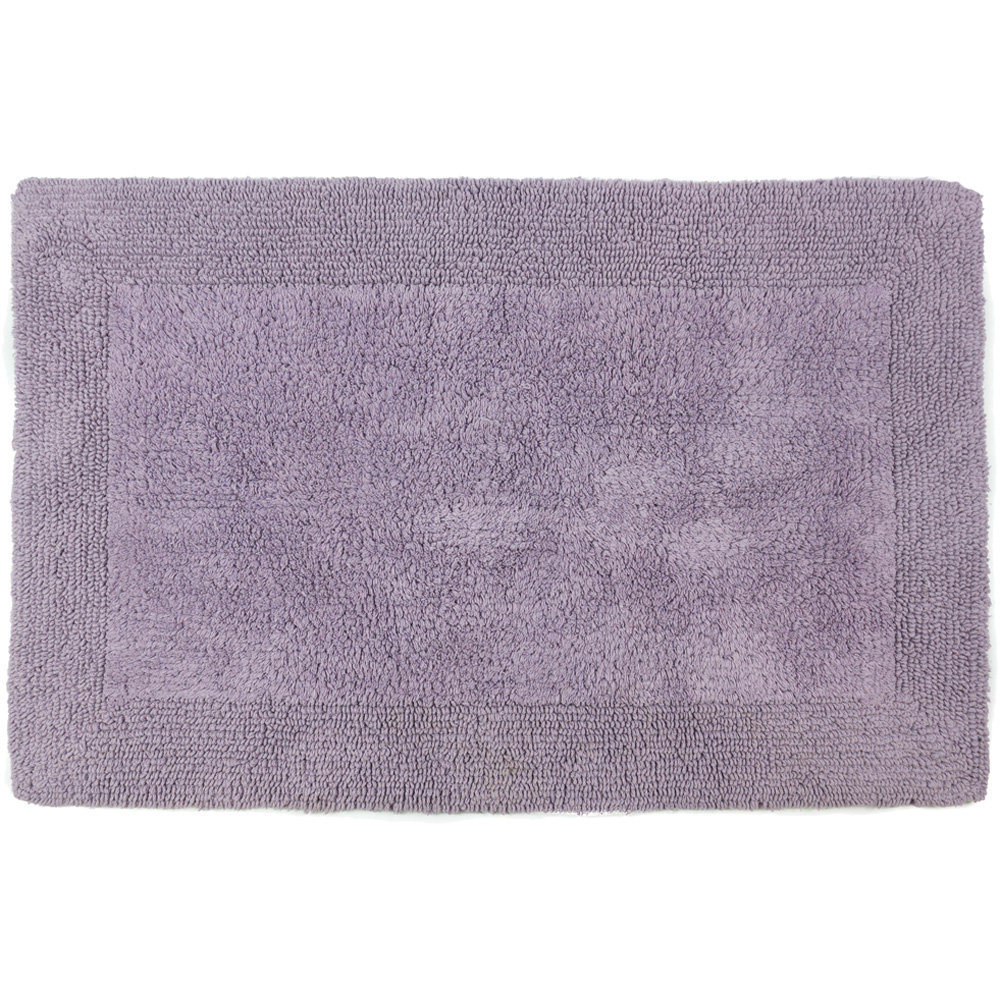 Allure Bath Fashions Purple Elegance Heather Reversible Bath Mat 53 X 85Cm
