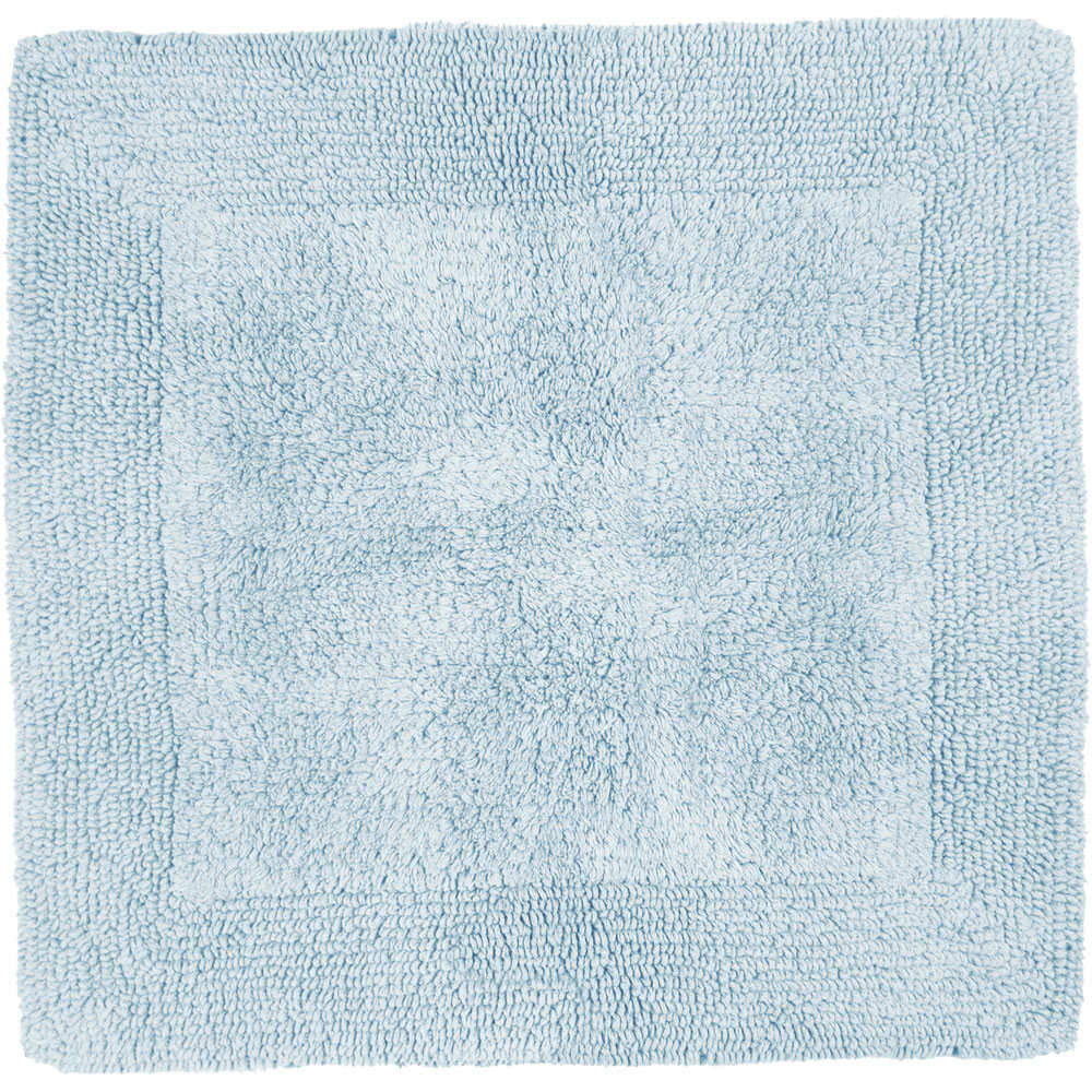 Allure Bath Fashions Blue Elegance Baby Reversible Square Bath Mat 55 X 55Cm