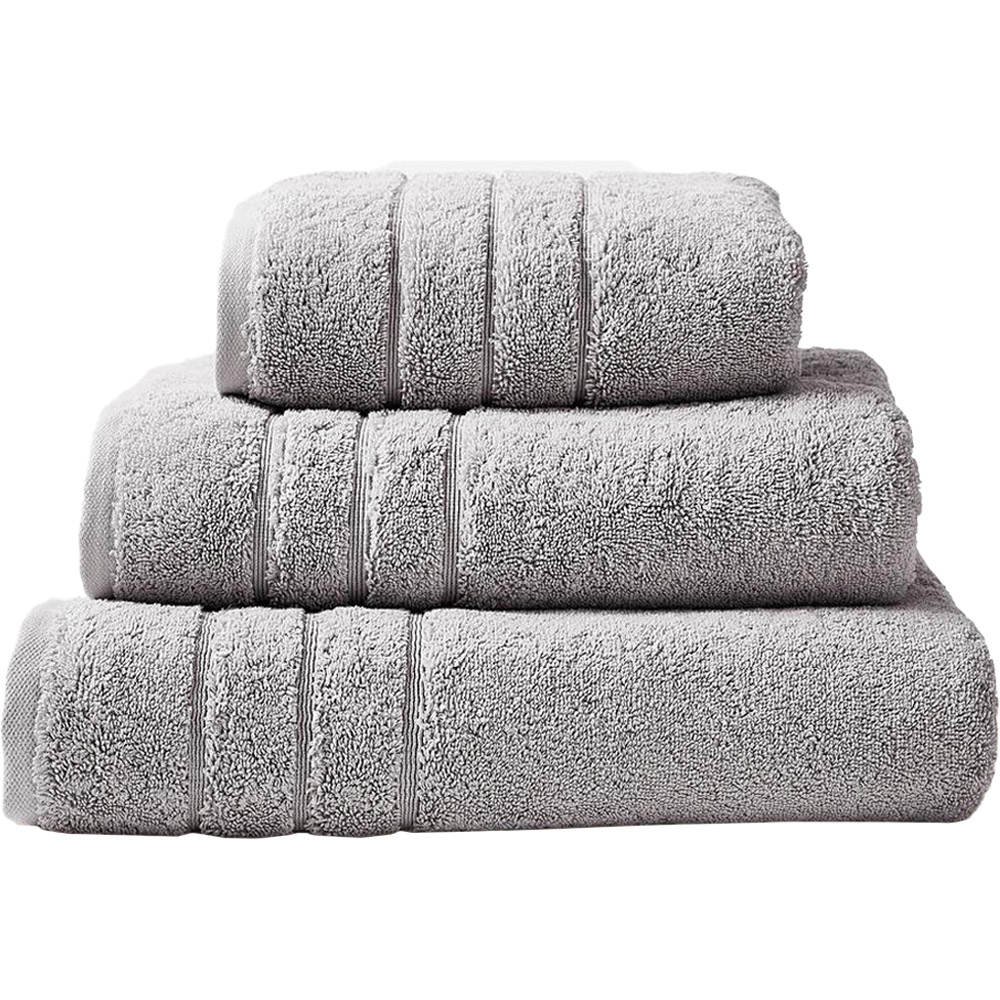 Allure Bath Fashions Grey Smoke Hotel Luxury Heavyweight Bath Towel
