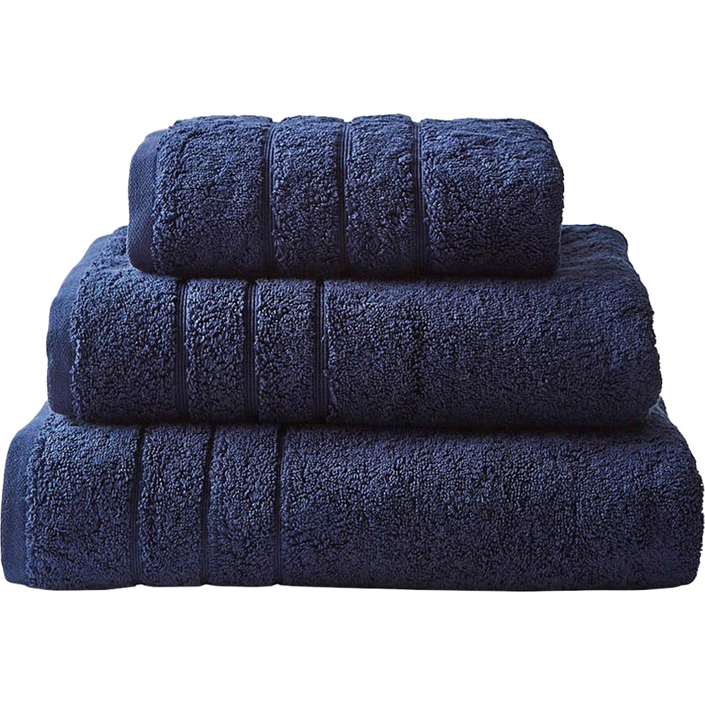 Allure Bath Fashions Blue Navy Hotel Luxury Heavyweight Hand Towel