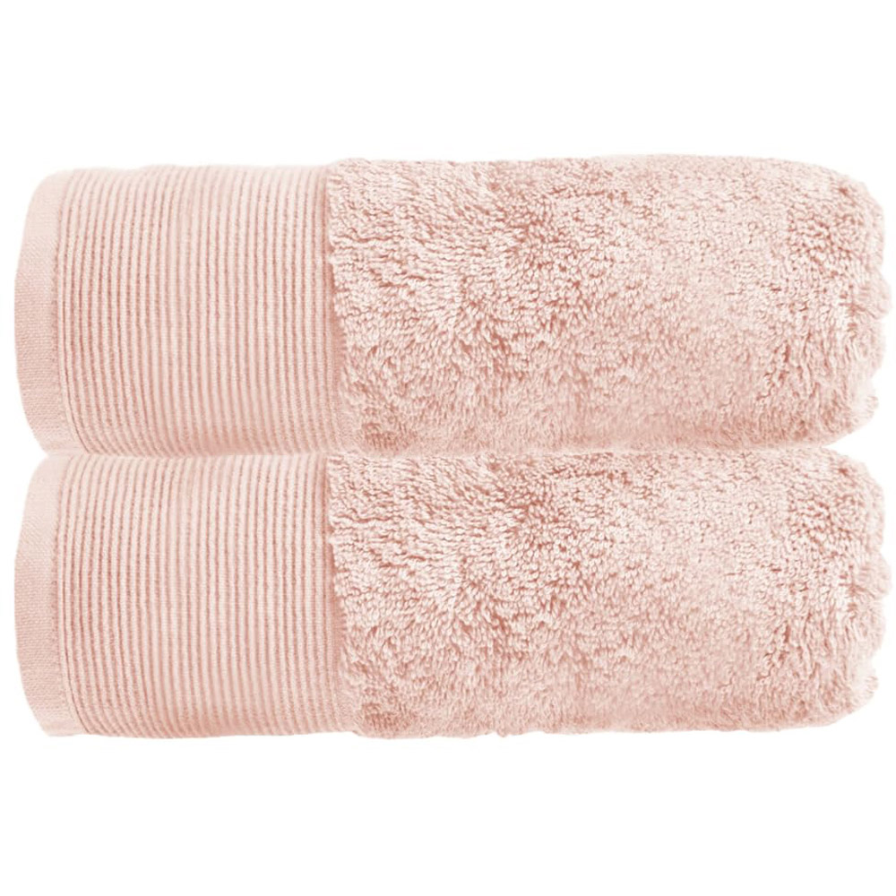 Allure Bath Fashions Pink Bamboo Rose Luxury Marlborough Hand Towel