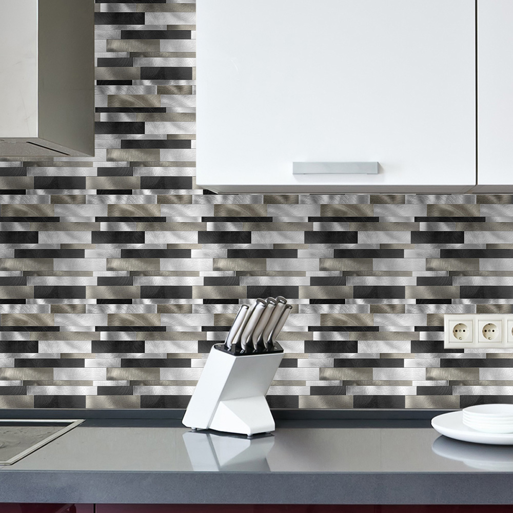 Britwall Aluminium Peel and Stick Wall Tile 303 x 297mm