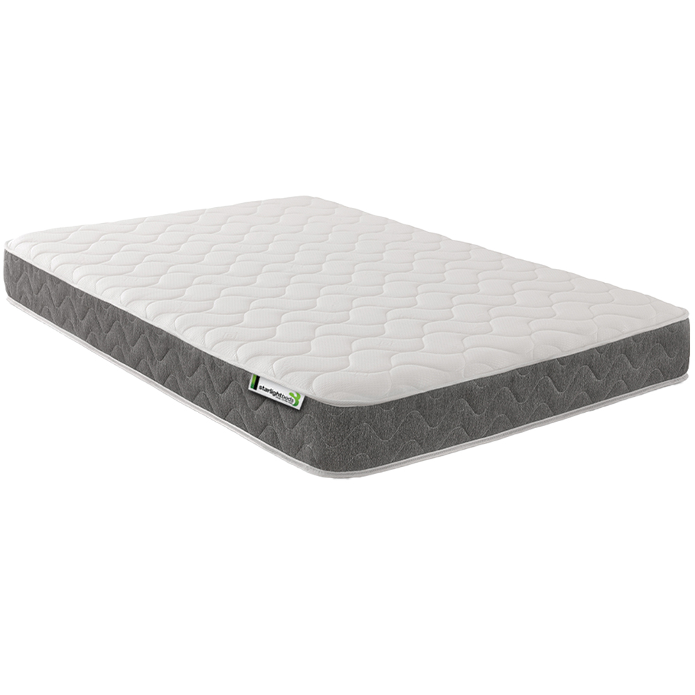 Starlight Beds Double Grey Hybrid Deep Memory Foam and Spring Mattress