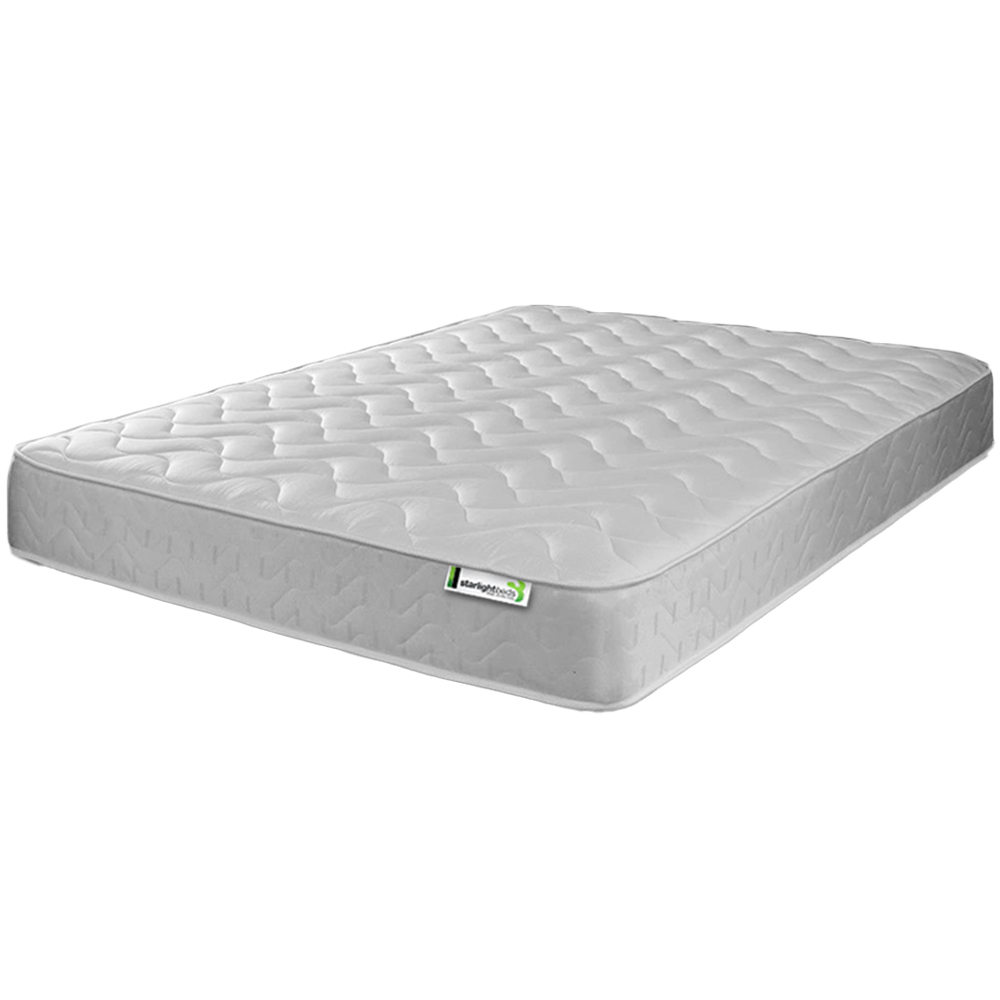 Starlight Beds European Double White Hybrid Deep Memory Foam and Spring Mattress
