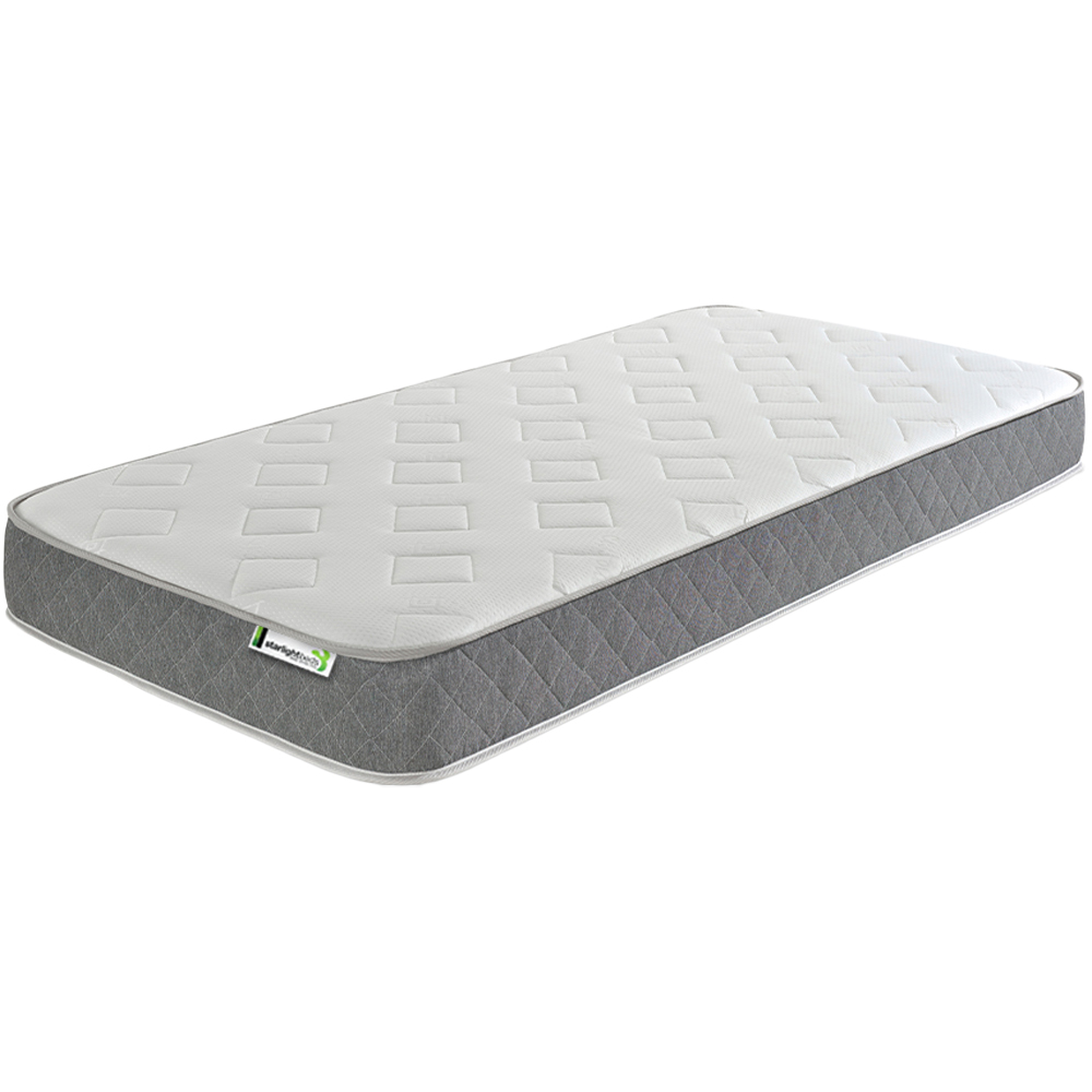 Starlight Beds Jump n Tac Shorty Grey Memory Foam and Spring Mattress