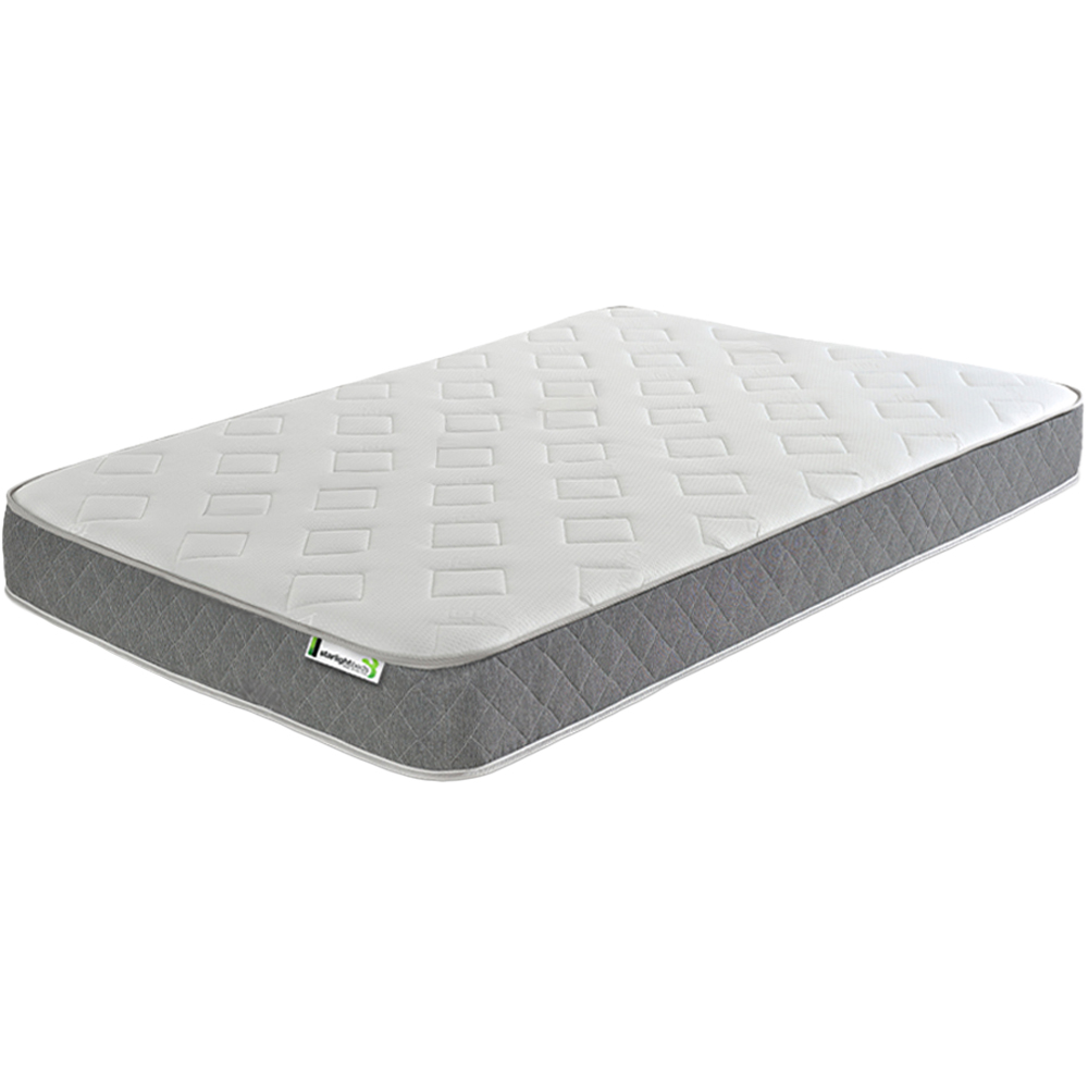 Starlight Beds Jump n Tac Double Grey Memory Foam and Spring Mattress