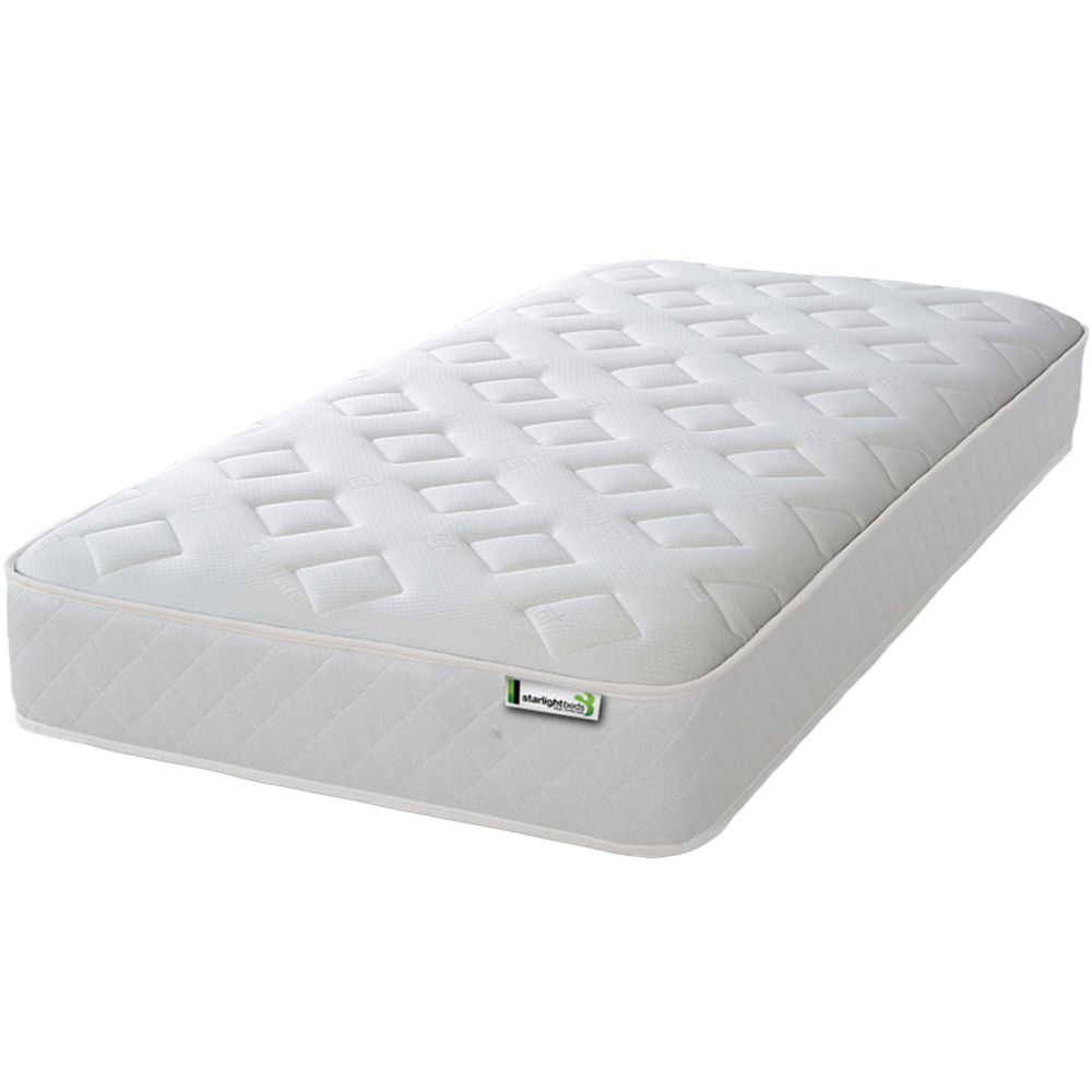 Starlight Beds Jump n Tac Single White Memory Foam with Spring Mattress