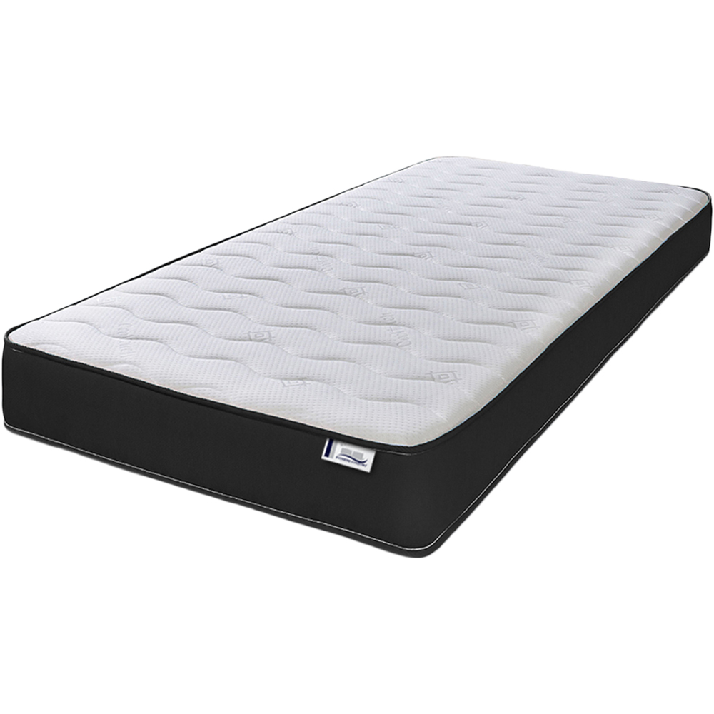 Extreme Comfort Cooltouch Colours European Black Single Memory Foam and Spring Mattress