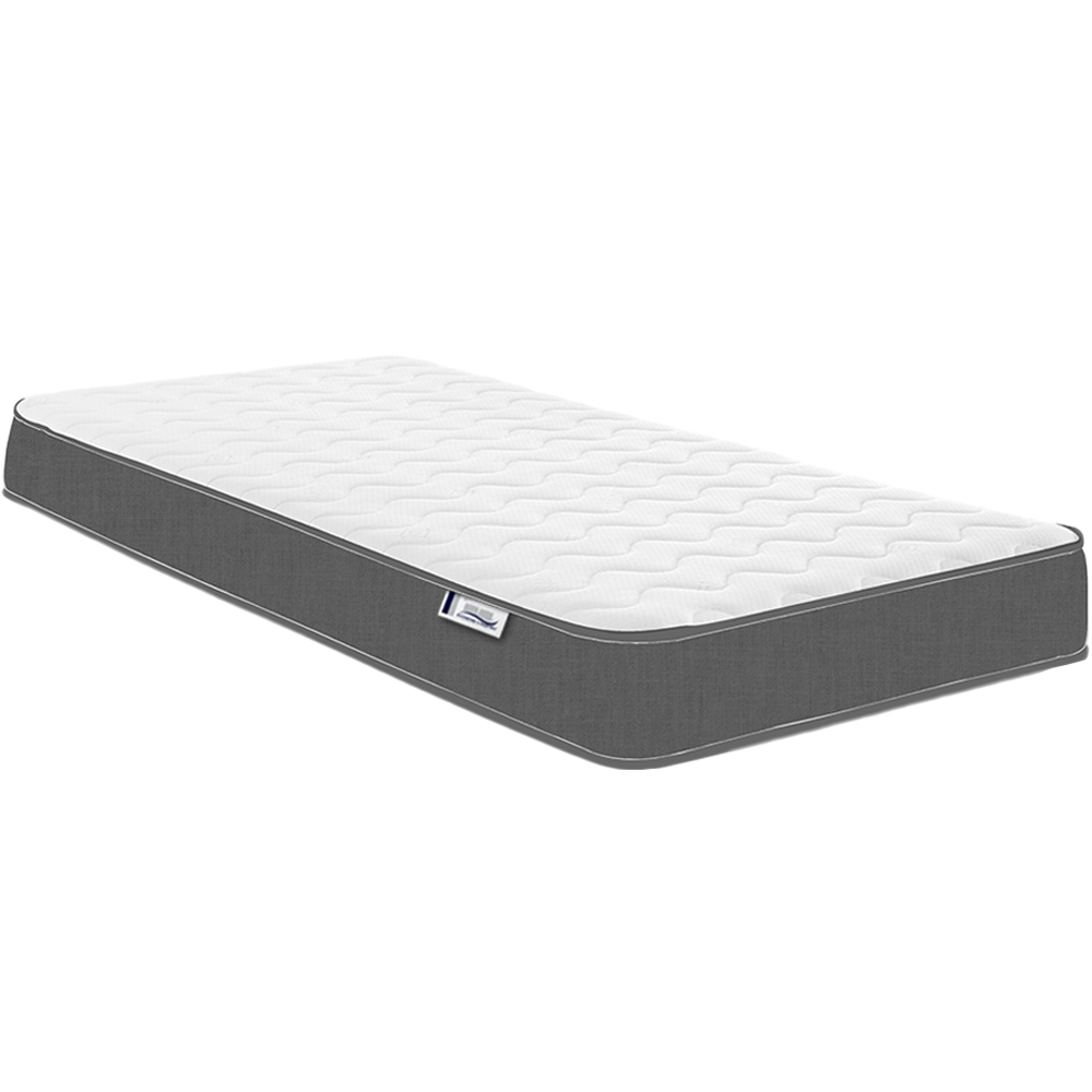 Extreme Comfort Cooltouch Colours Small Single Grey Memory Foam and Spring Mattress