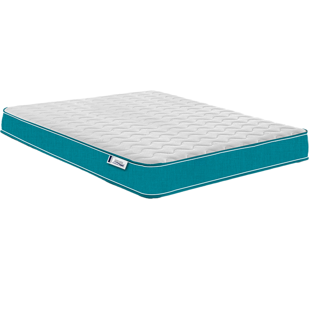 Extreme Comfort Cooltouch Colours Double Teal Blue Memory Foam and Spring Mattress