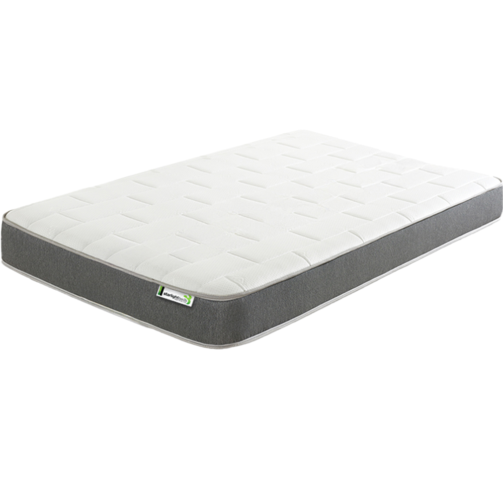 Starlight Beds Deep European Double Grey Big Brick Memory Foam and Spring Mattress