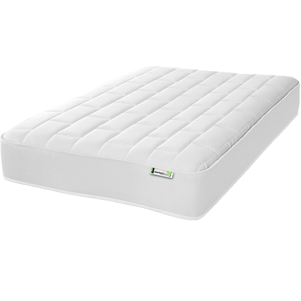 Starlight Beds Deep European Double White Big Brick Memory Foam and Spring Mattress