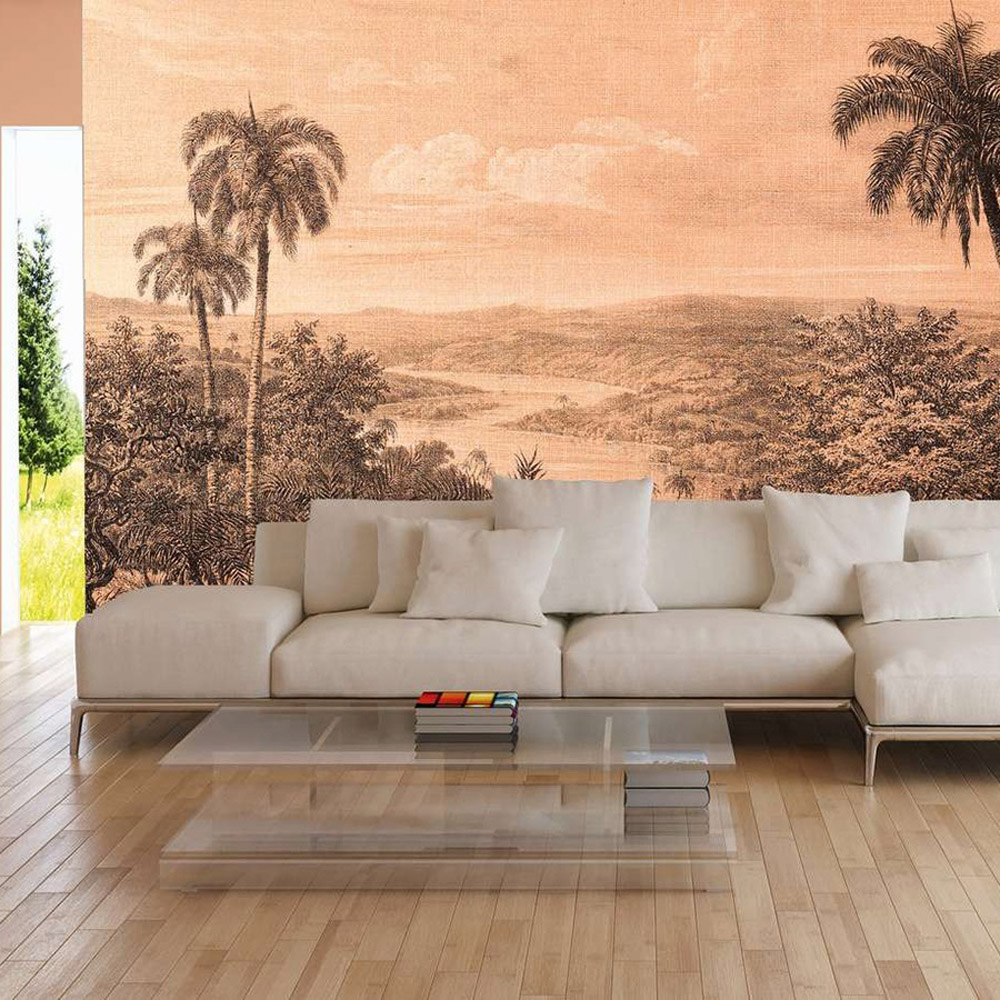 A.S Creation Jungle Vintage 2 Digital Mural - Brown - 350 x 255cm