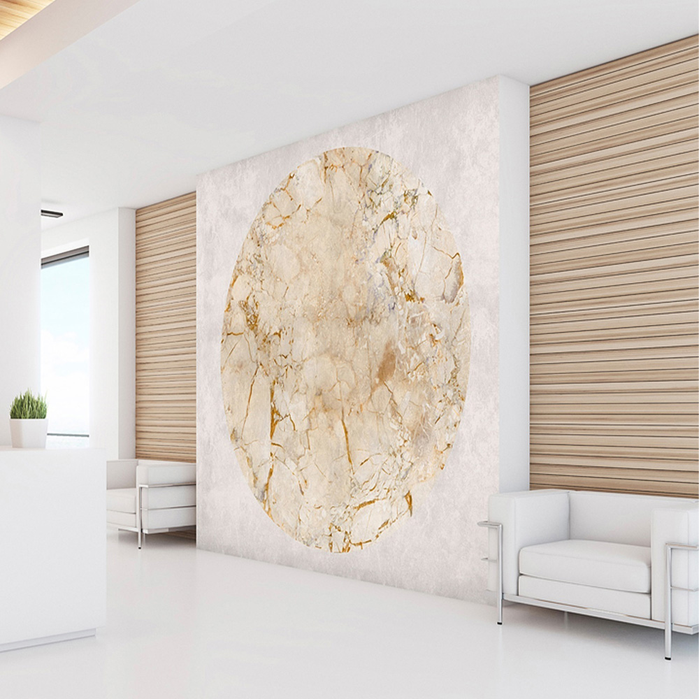 A.S Creation Venus Digital Mural Wallpaper - Cream Marble Design - 400 x 270cm