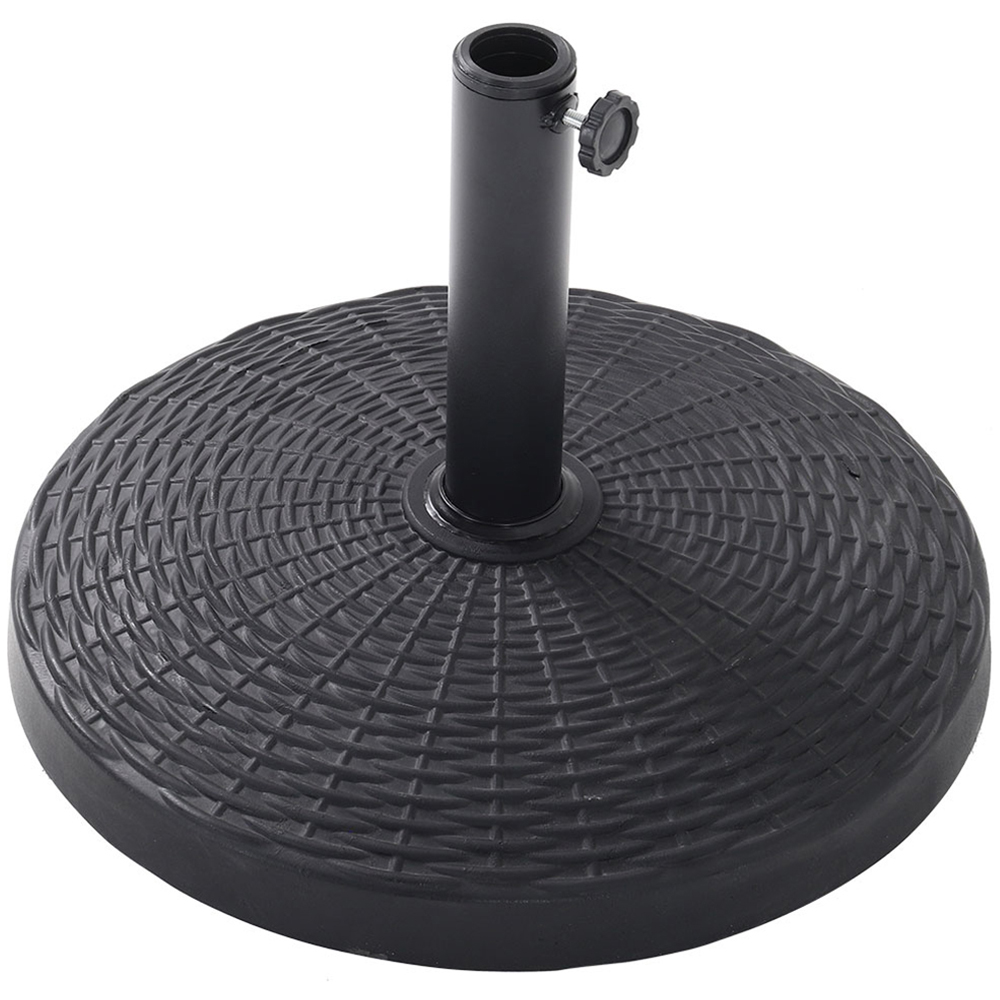 Living and Home Round Resin Heavy Duty Parasol Base 14kg