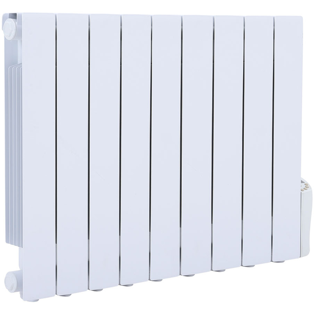 Living and Home White Electric Oil Filled Radiator Space Heater 1500W
