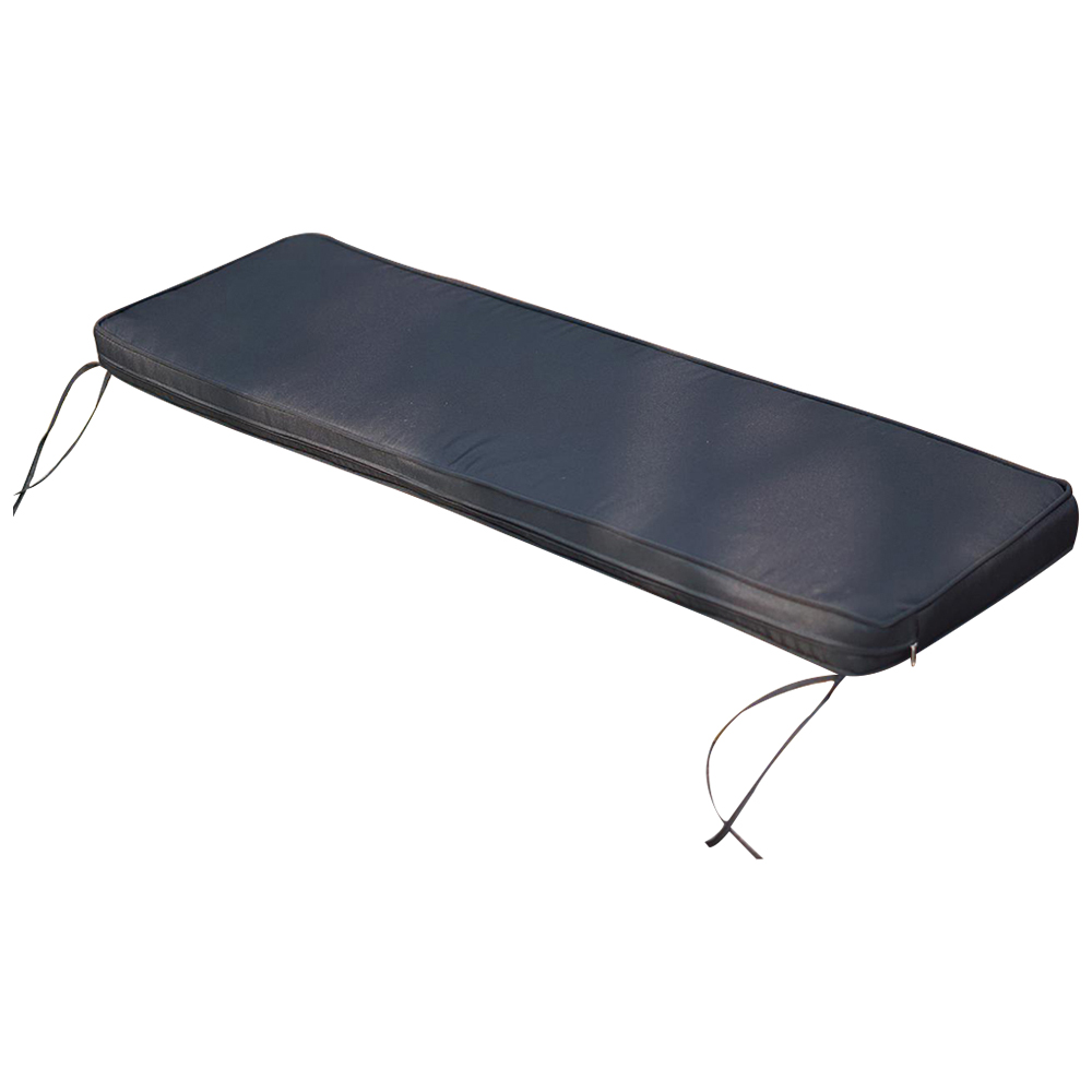 Gr8 Garden 2 Seater Black Patio Bench Pad