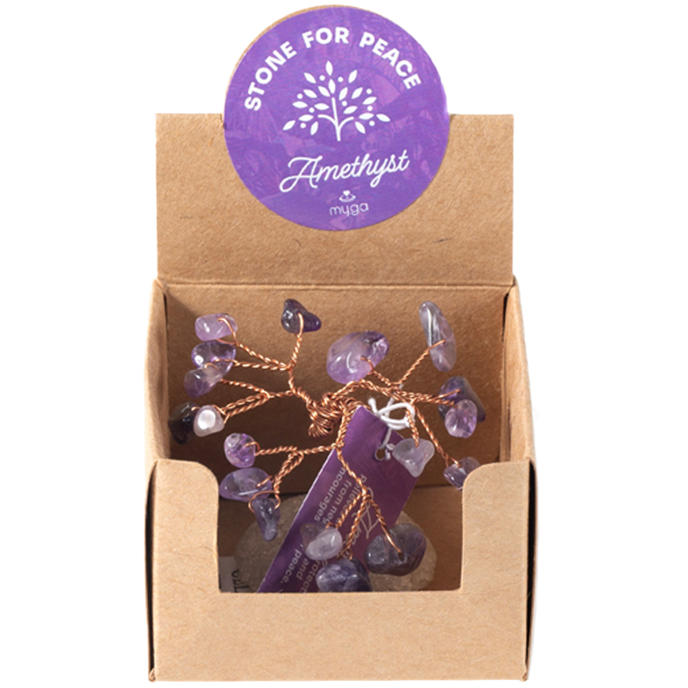 Myga Gemtrees Amethyst Crystal Tree of Life