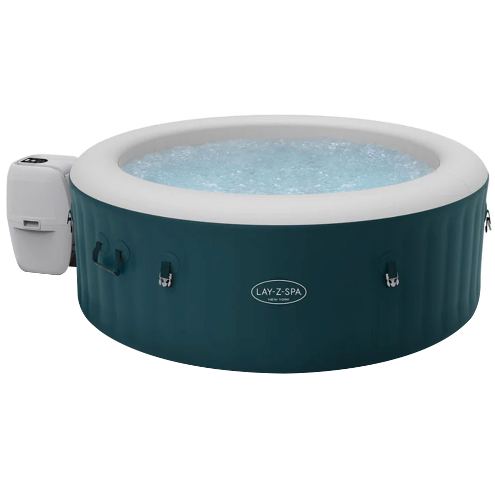 Lay-Z-Spa New York 6 Person Inflatable Hot Tub 66 x 196cm