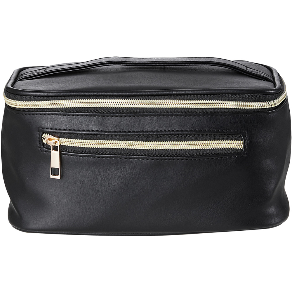 Living and Home Large PU Leather Makeup Travel Bag