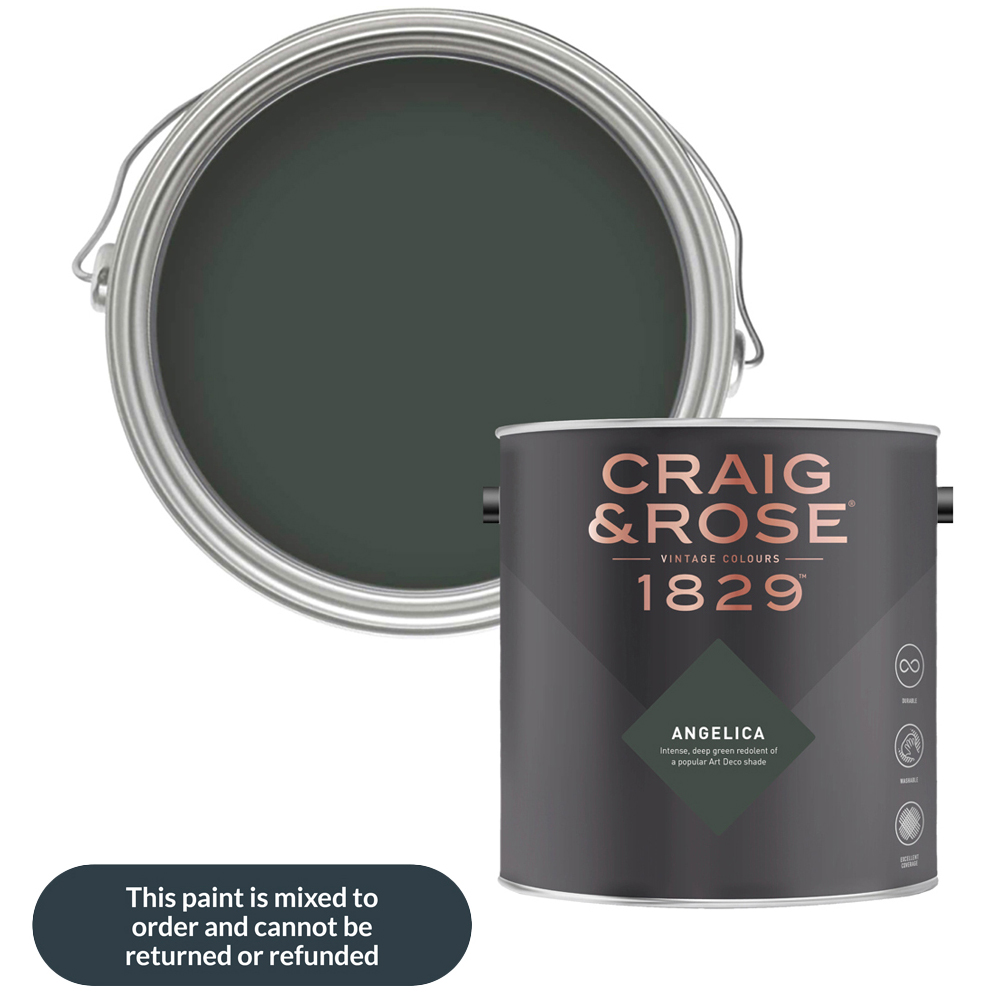 Craig & Rose Walls and Ceilings Angelica Chalky Emulsion Paint 5L
