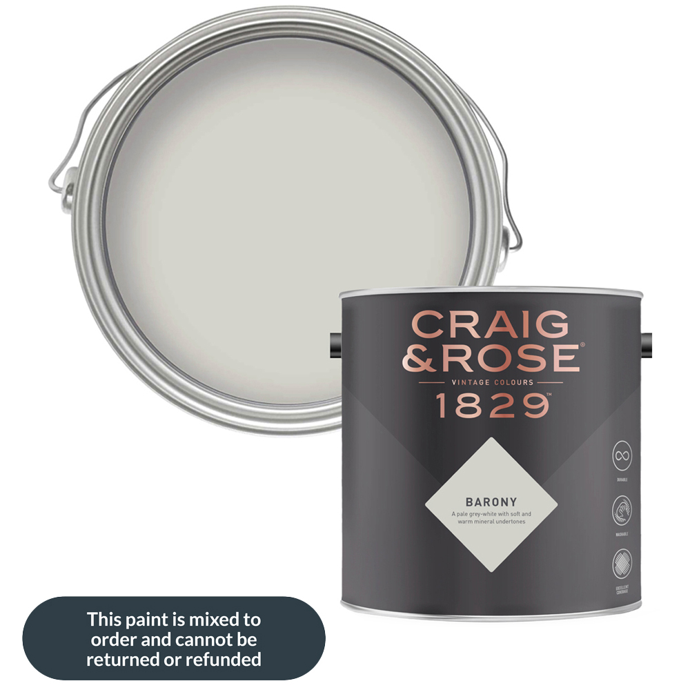 Craig & Rose Walls and Ceilings Barony Chalky Emulsion Paint 5L
