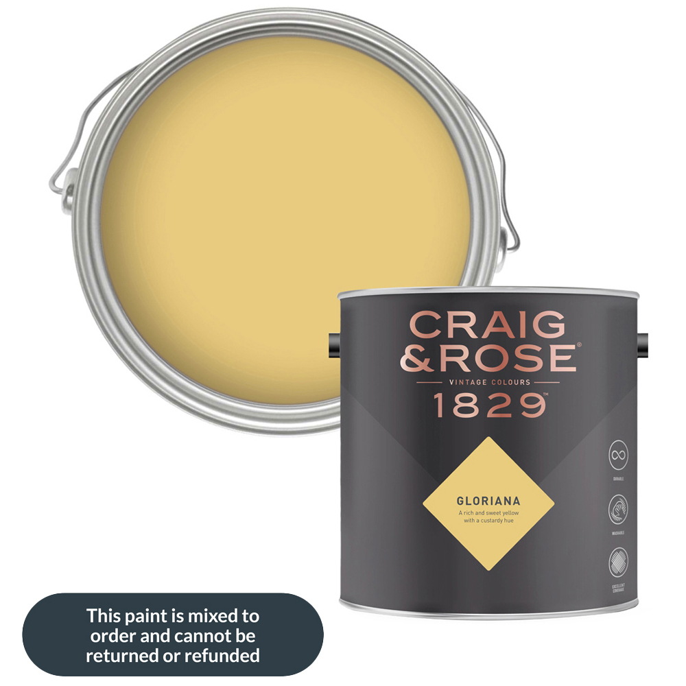 Craig & Rose Walls and Ceilings Gloriana Chalky Emulsion Paint 5L