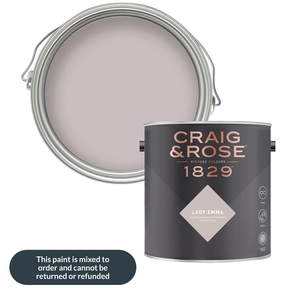 Craig & Rose Walls and Ceilings Lady Emma Chalky Emulsion Paint 5L