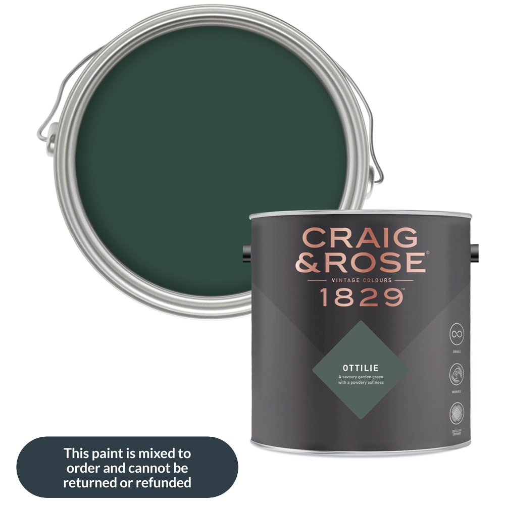 Craig & Rose Walls and Ceilings Ottilie Chalky Emulsion Paint 5L