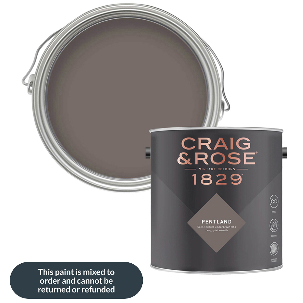 Craig & Rose Walls and Ceilings Pentland Chalky Emulsion Paint 5L