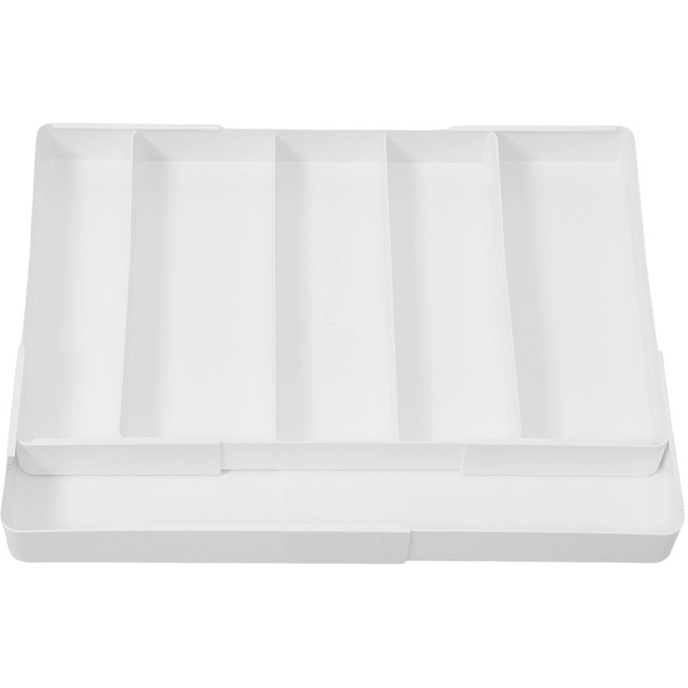 Living and Home 6 Adjustable Drawer Organiser Tray