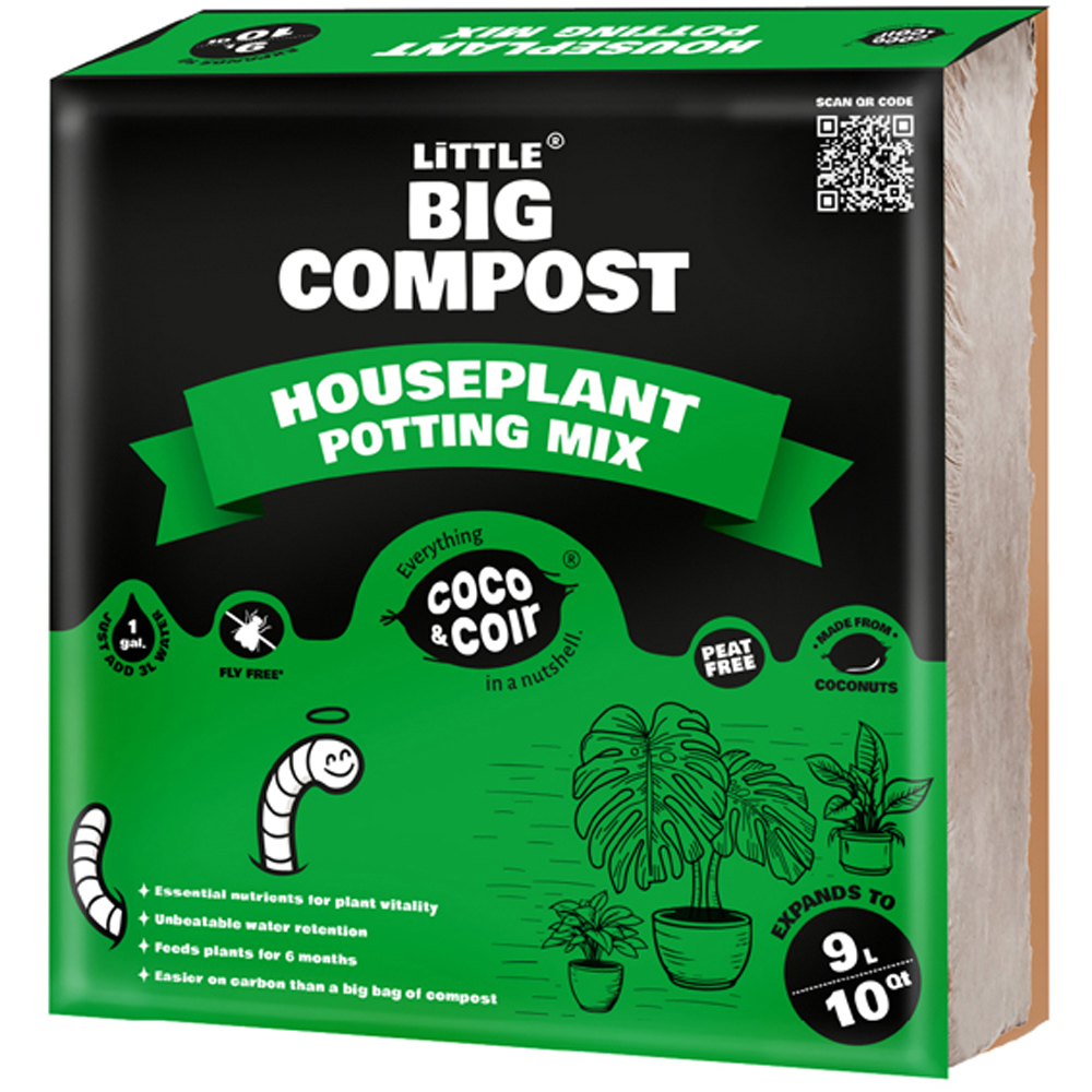 Coco & Coir - Houseplant Compost - 9L - Peat-Free