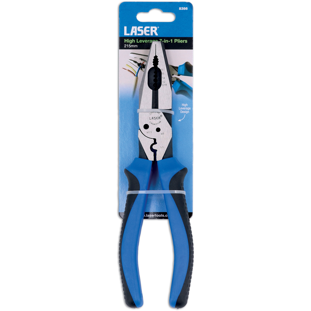 Laser 7 in 1 High Leverage Plier 215mm