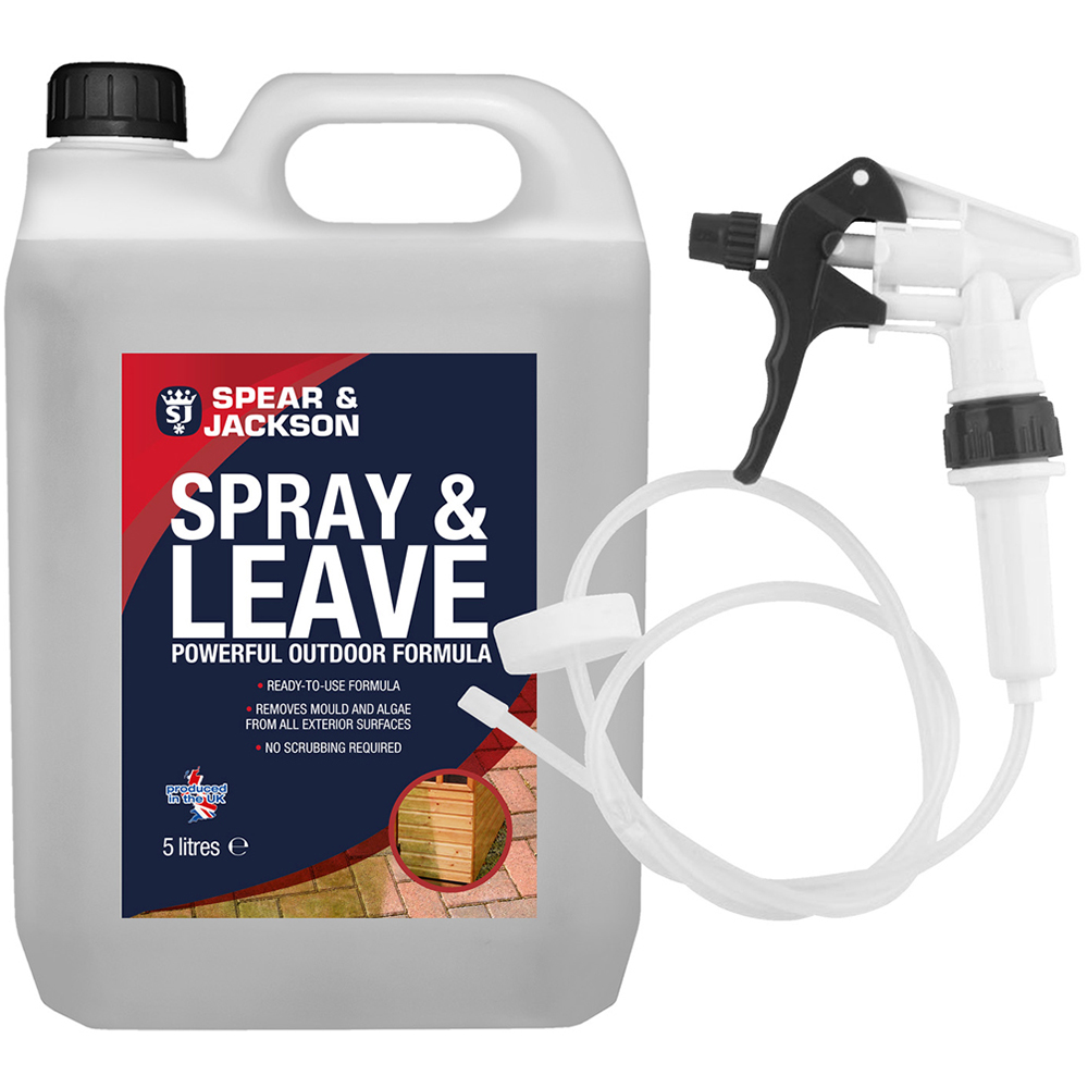 Spear & Jackson Spray and Leave Ready to Use Formula 5L with Concentrated Formula 2.5L and LHT Spray