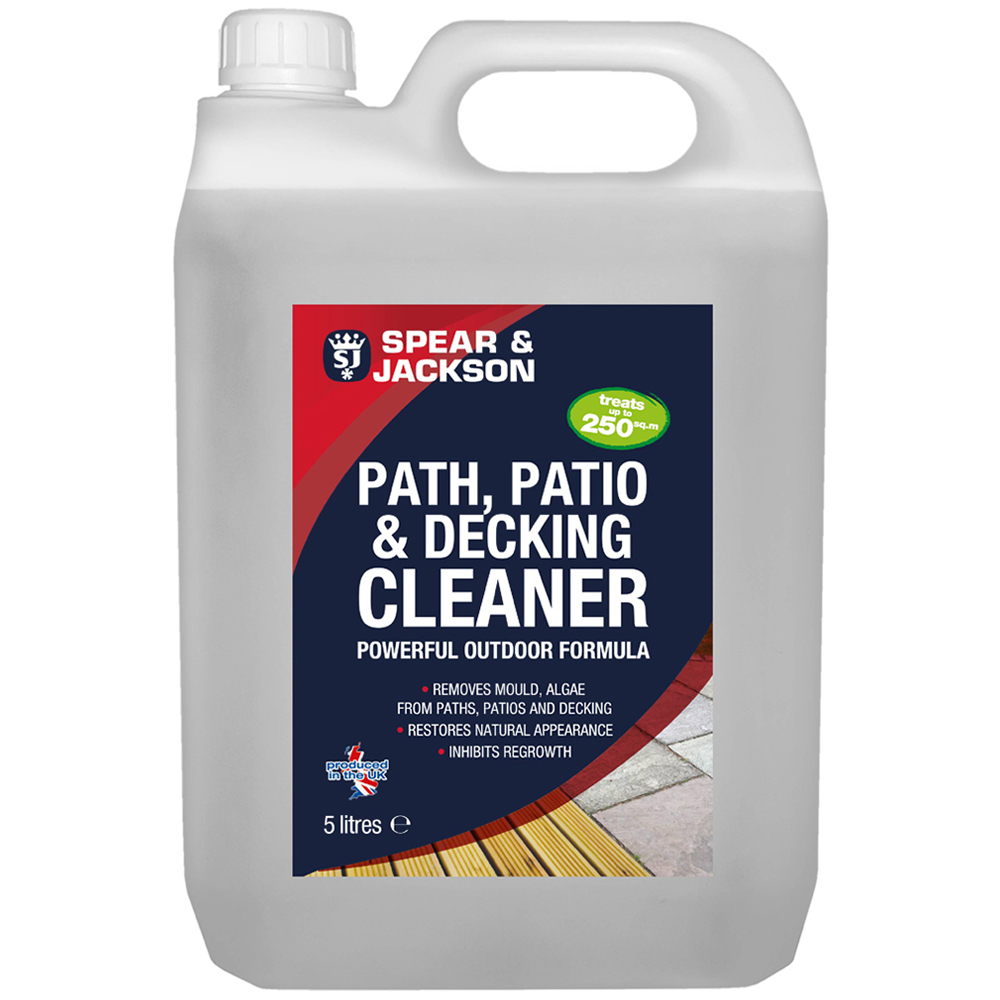 Spear & Jackson Path Patio and Decking Cleaner Ready to Use Formula 5L