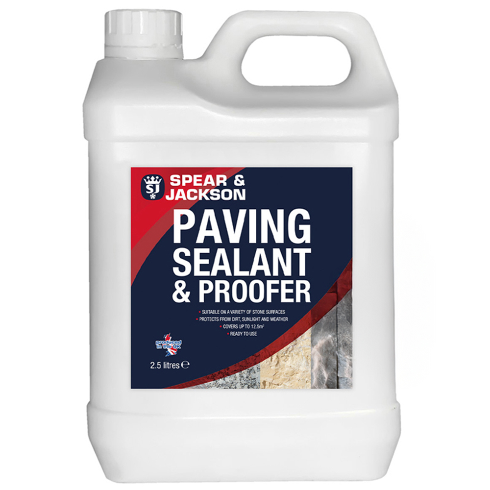 Spear & Jackson Paving Sealant and Proofer Ready to Use Formula with Long Hose Trigger Spray 2.5L