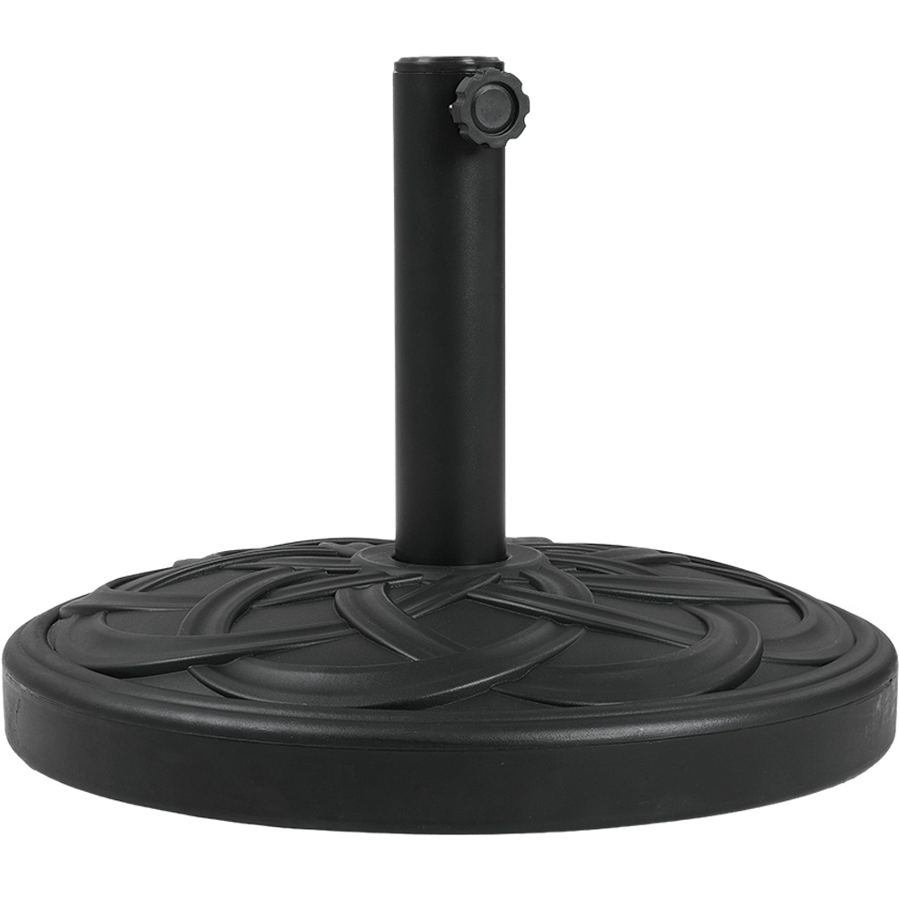 Living and Home Spiral Cross Effect Heavy Duty Round Umbrella Base 25kg
