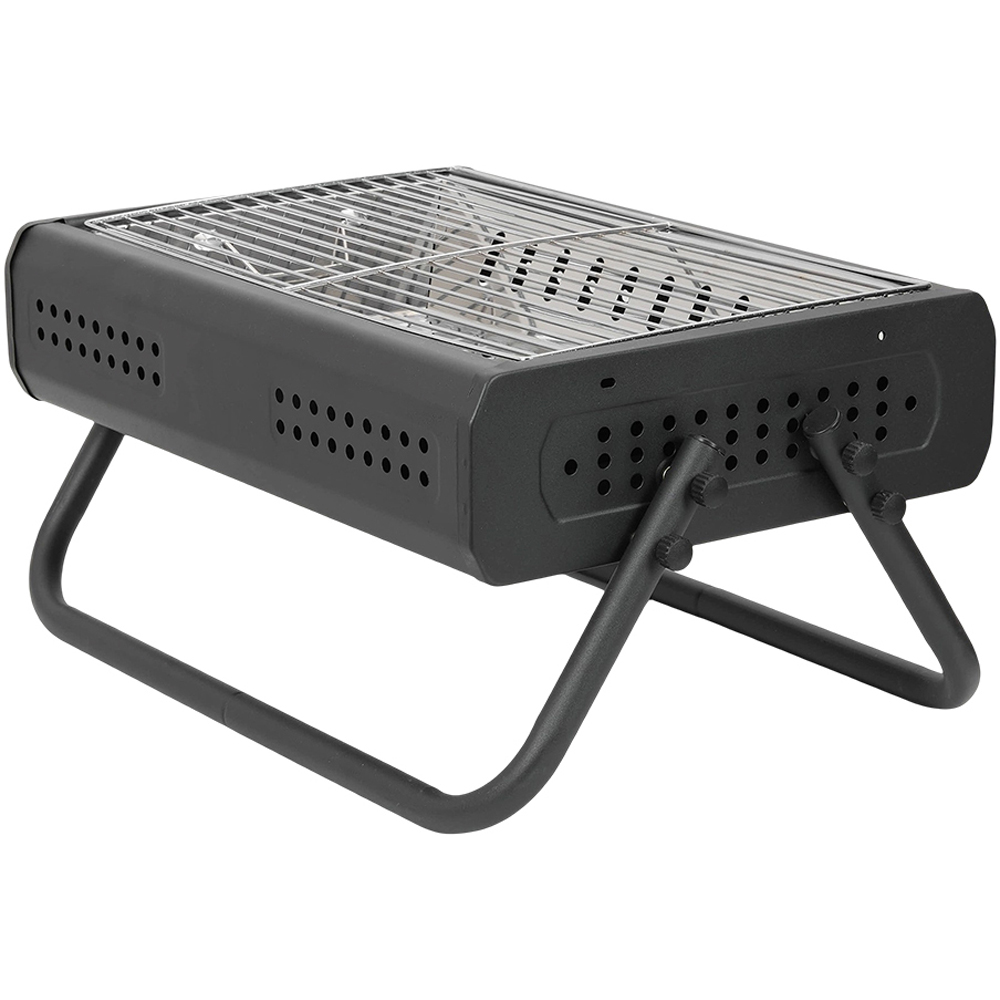 Living and Home Folding Charcoal Grill with Detachable Legs