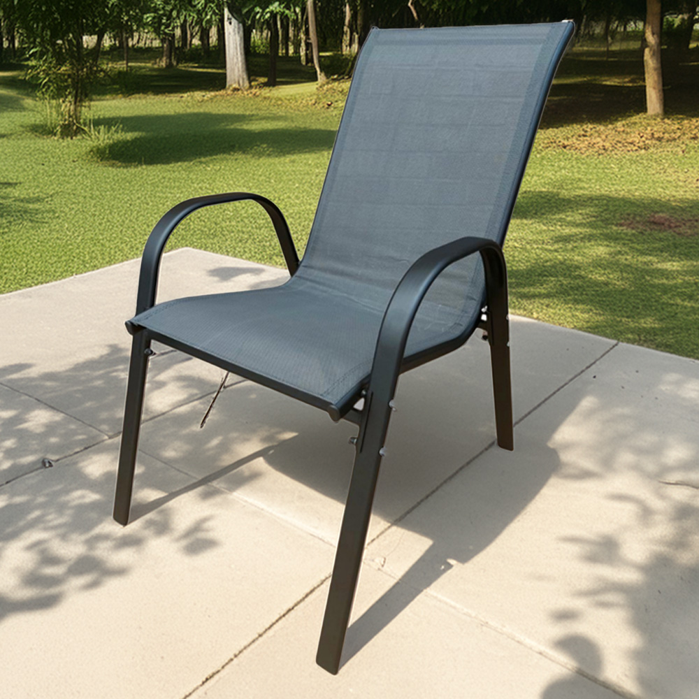 Outdoor Living Set of 4 Stacking Garden Dining Chair